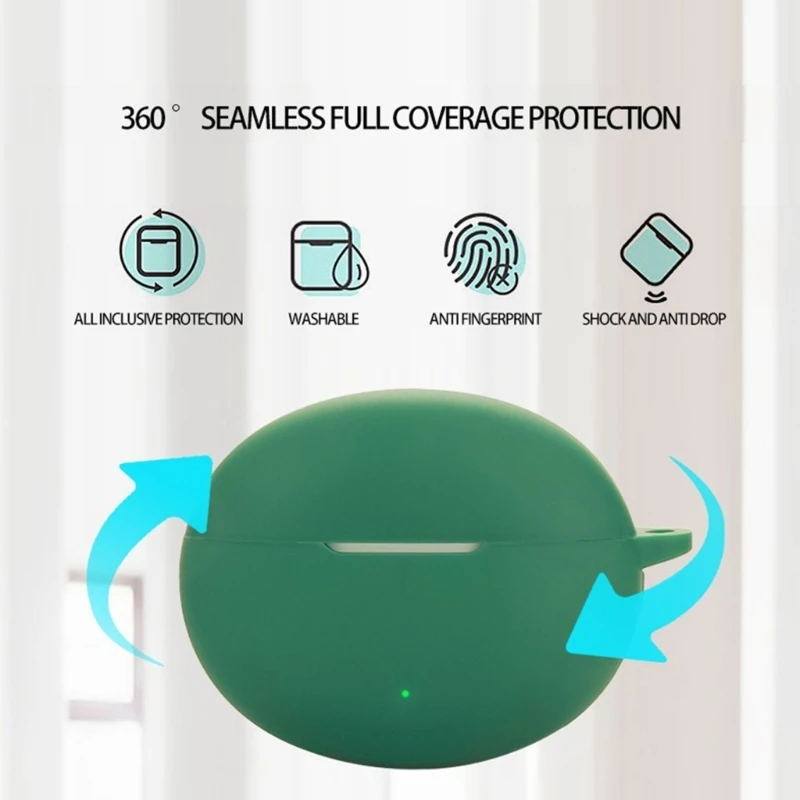 حافظة حماية مرنة لسماعات الأذن اللاسلكية OnePlus Buds 4، حافظة حماية من السيليكون الناعم، غطاء مقاوم للغبار والصدمات