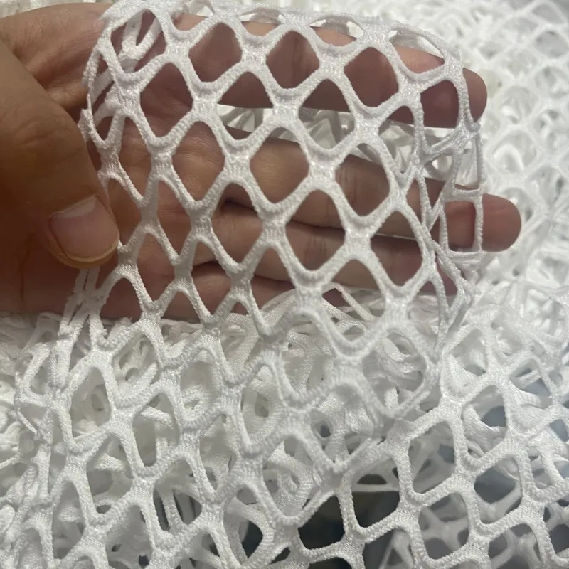 

Black Net Fabric Classic Honeycomb Mesh Fabric Multifunction For Jeans Knit Lining Apparel Cloth High quality DIY Elastic Fabric