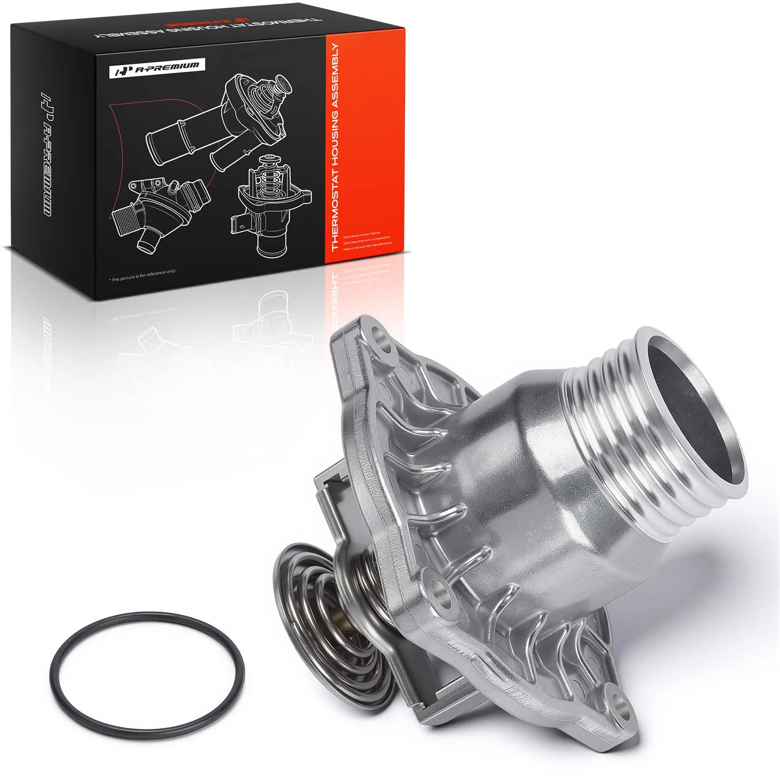 A-Premium Engine Coolant Thermostat Housing Assembly for BMW 540i 740i 1997-1998 740iL 1996-1998