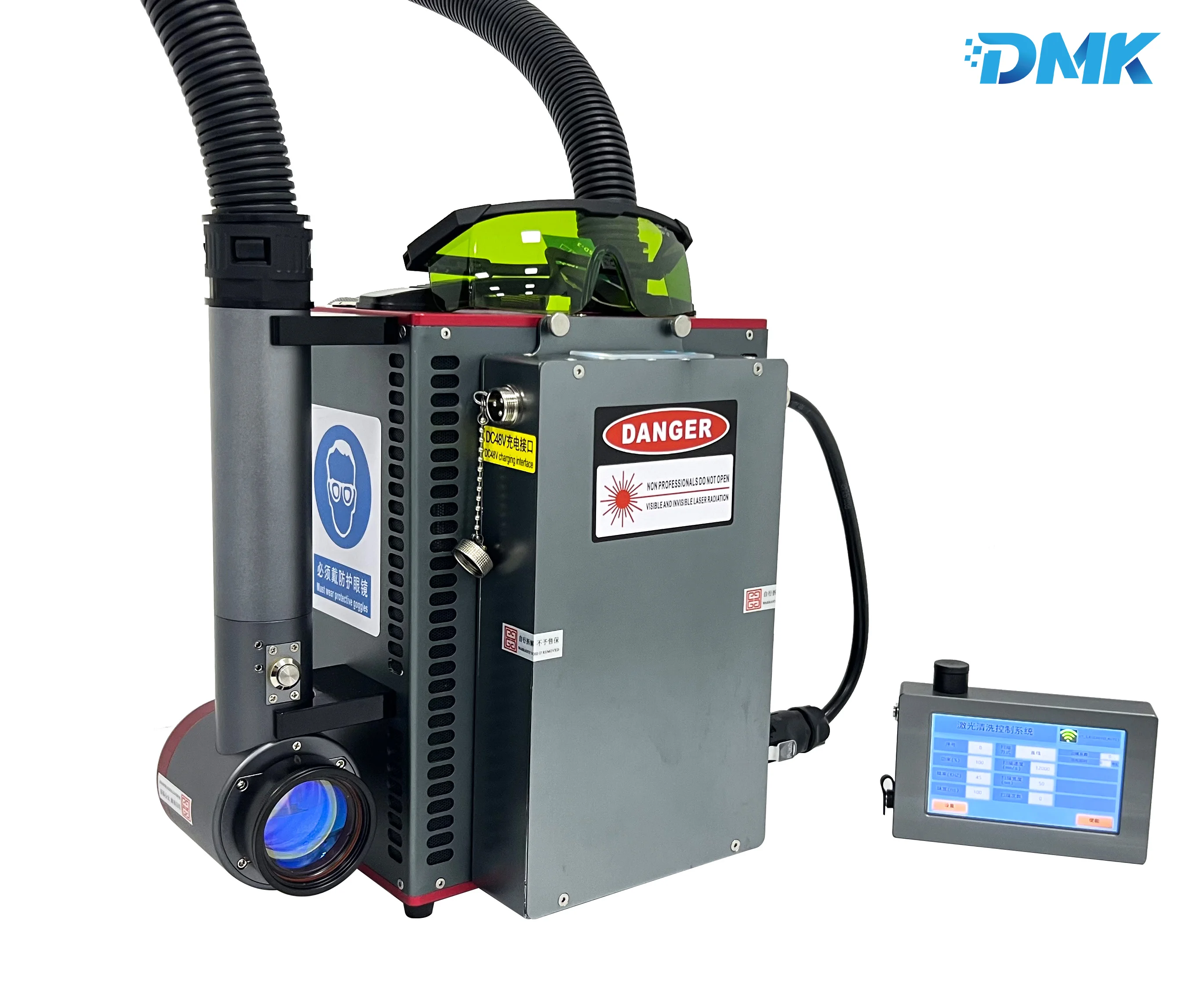 DMK 50W Backpack Laser Cleaning Machine New Model In 2024 Pulse Hand-held Laser Cleaning Machine Use With Multiple Scenarios