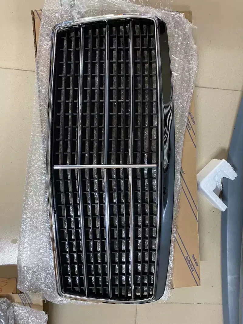 Chrome Grille Assembly Front Bumper Net for Mercedes-Benz W124 Radiator Grill Car Accessories view 6