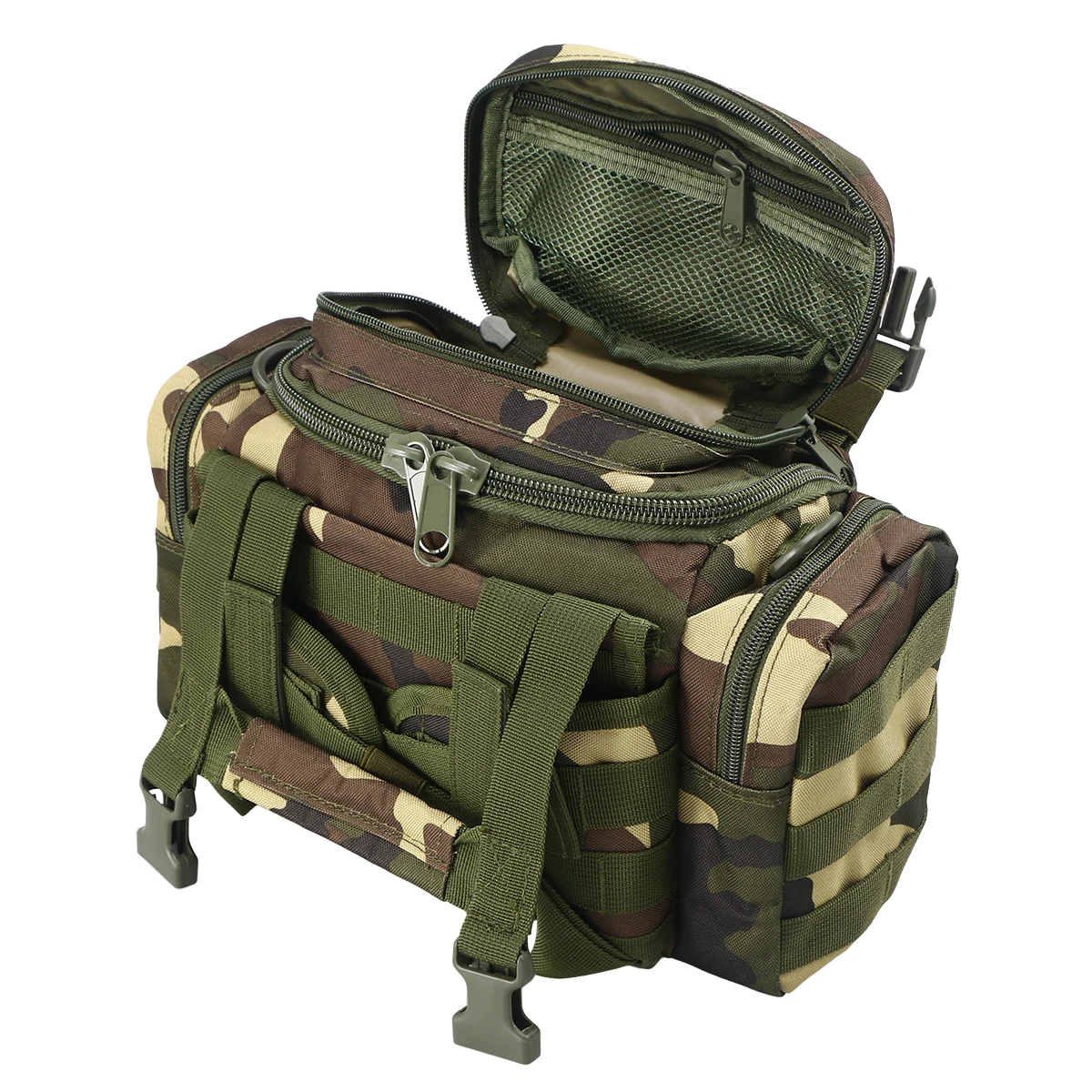 

Large Capacity Lure Bag Fishing Tackle Storage Diagonal Span Gear Organizer Bait Pouch