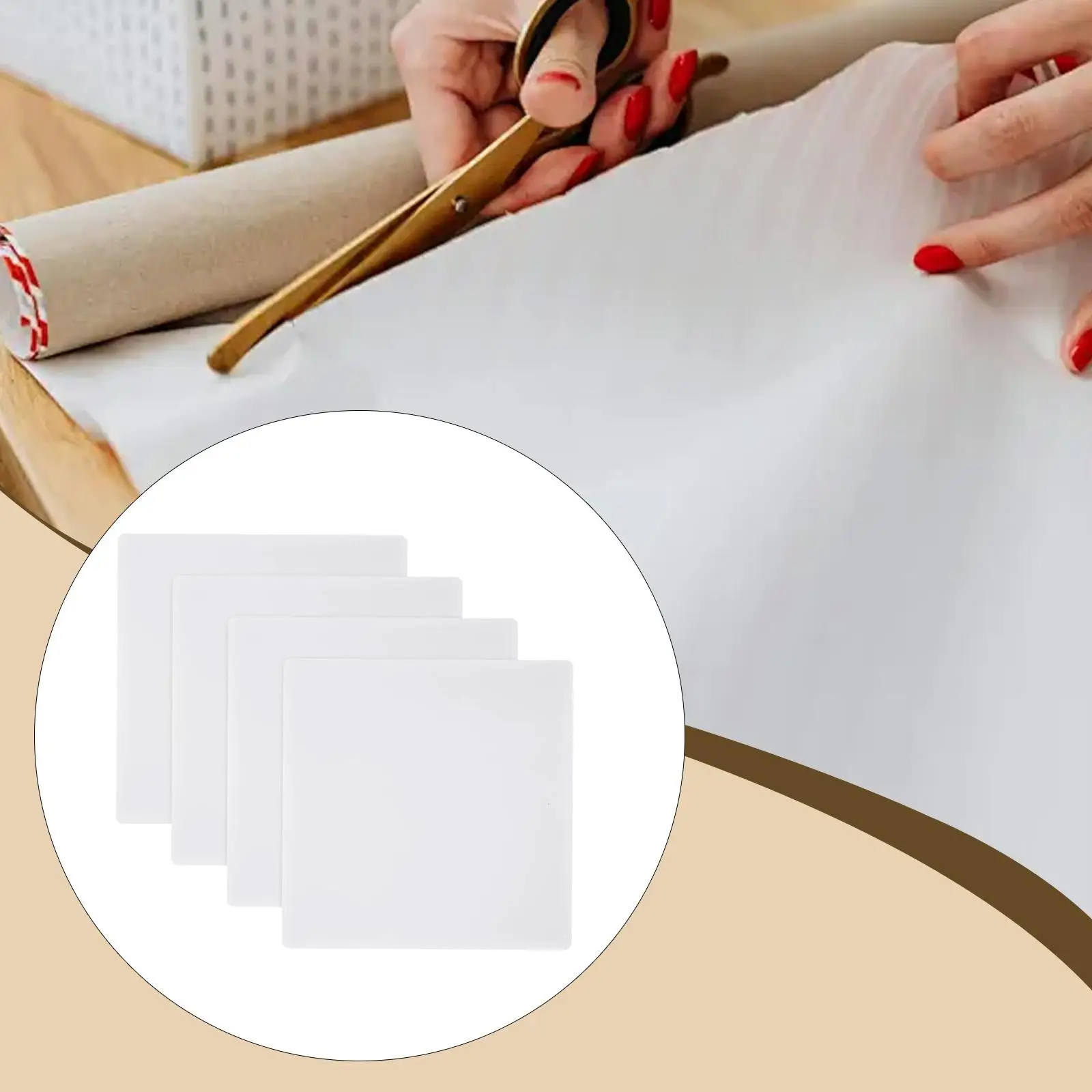 

Durable Plastic Cut Mats Double Sided Surface Non Slip Pad for Cutting Quilting Modeling Projects and Sewing Mat