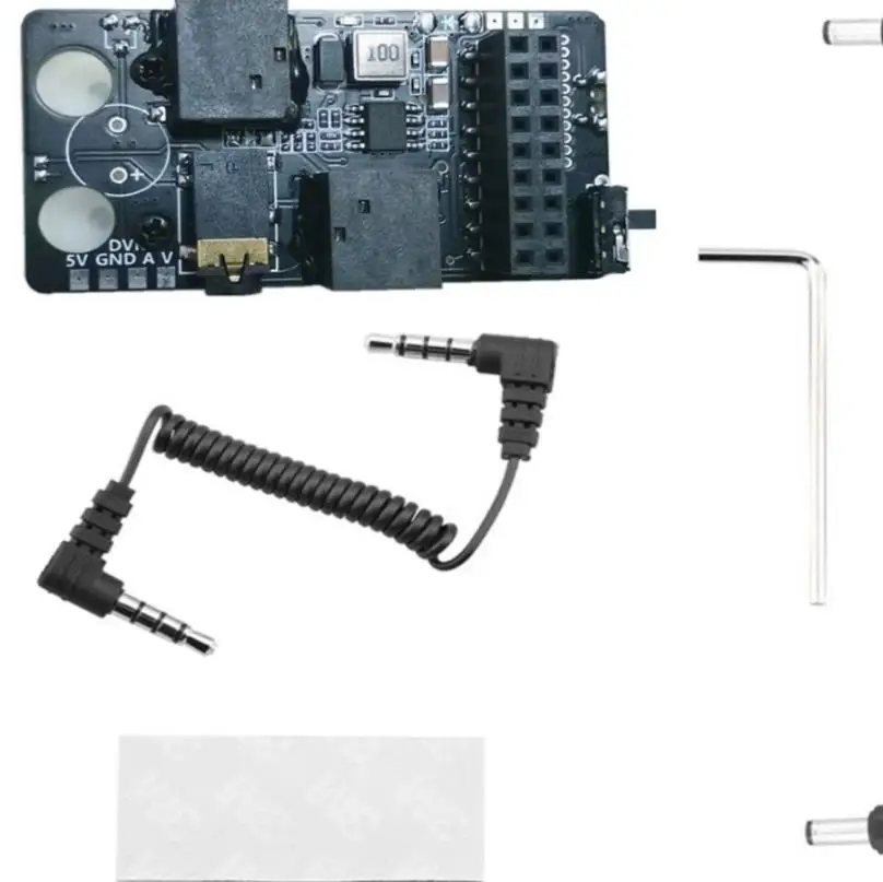 

5.8G Receiver Digital to Analog Receiving Module Low Voltage Alarm RX PORT 3.0 PLUS for Fatshark DJI FPV V1 V2 Goggles Drone
