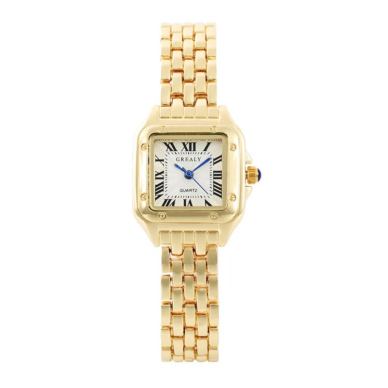 

Waterproof women's square watch Cross-border hot-selling retro classic women's watch fashion quartz watch