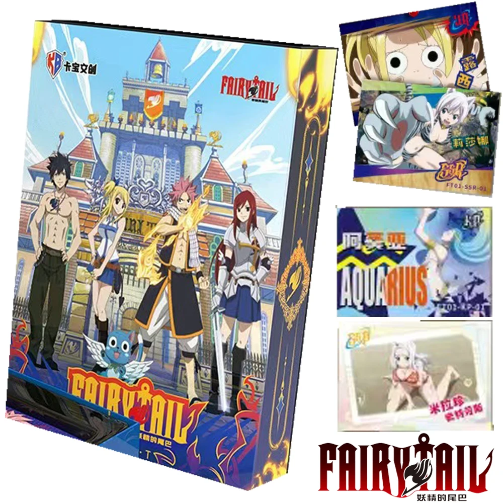 FAIRY TAIL Collection Card For Children Japanese Youth Hot Blooded Anime Etherious Natsu Dragneel Limited Game Card Kids Gifts