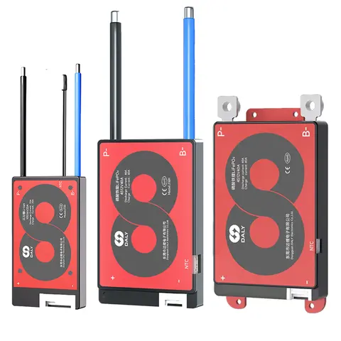 DALY Battery 4S BMS 7S 8S 10S 13S 14S 16S 17S 24S Li-Ion LiFePo4 15A 20A 40A 60A 80A 100A BMS Balance Wiht NTC