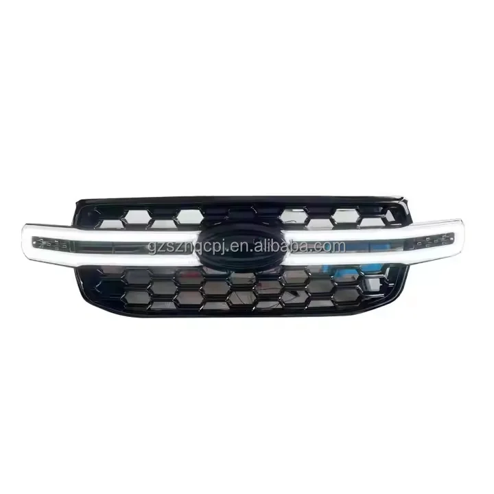 

Front Bumper Grille for Ford Ranger T9/EVEREST 2023+ New Arrival Auto Accessories Body Kit Plastic Body Kit Grills With Light