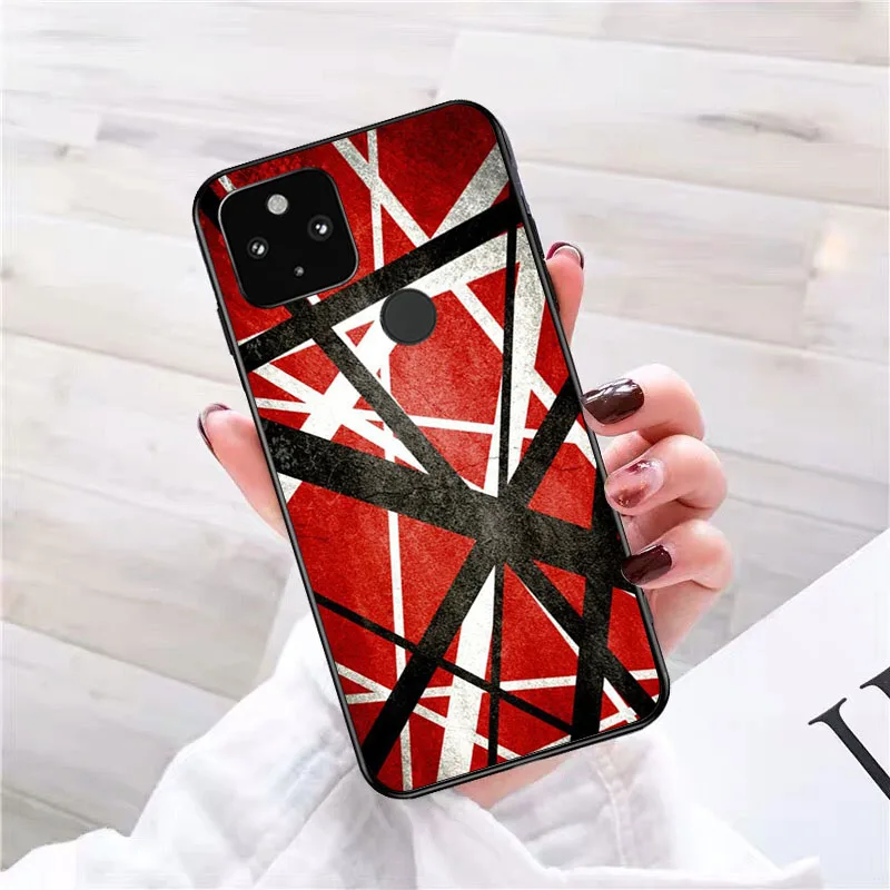 Eddie Van Halen Graphic Guitar Phone Case for Google Pixel 9 Pro XL 8 7 6 Pro Pixel 8A 7A 6A 4A 3A 3XL Pixel 8 7 6 5 4