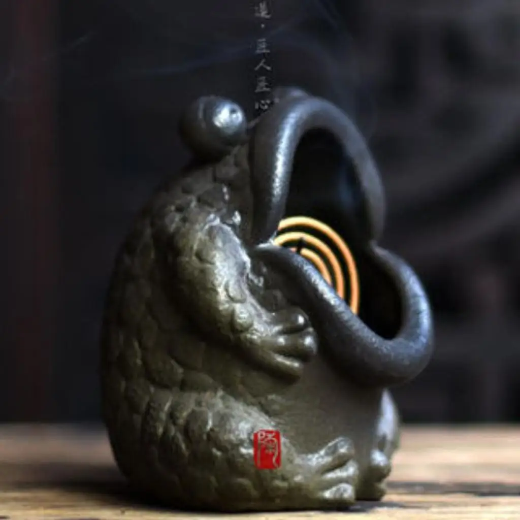 Household Aroma Dispel Spiral Incense Coils Calabash Gourd Design for Home Office Air Purification