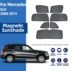 For Mercedes Benz GLK SUV X204 2008-2015 Magnetic Car Sunshade Shield Front Windshield Curtain Rear Side Window Sun Shade Visor