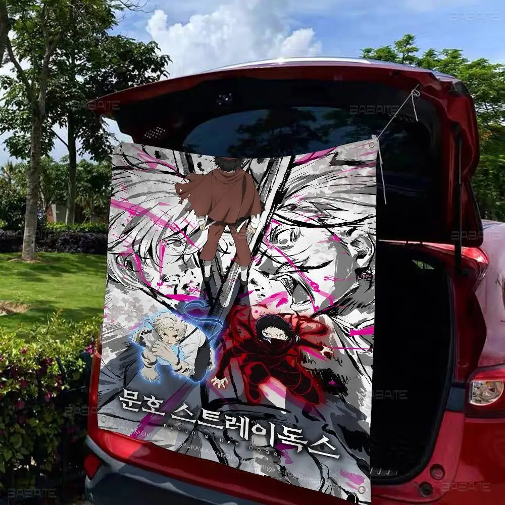 B-Bungo S-Stray D-Dogs Family Gatherings Outdoor Atmosphere Flags Camping Decorations Banners