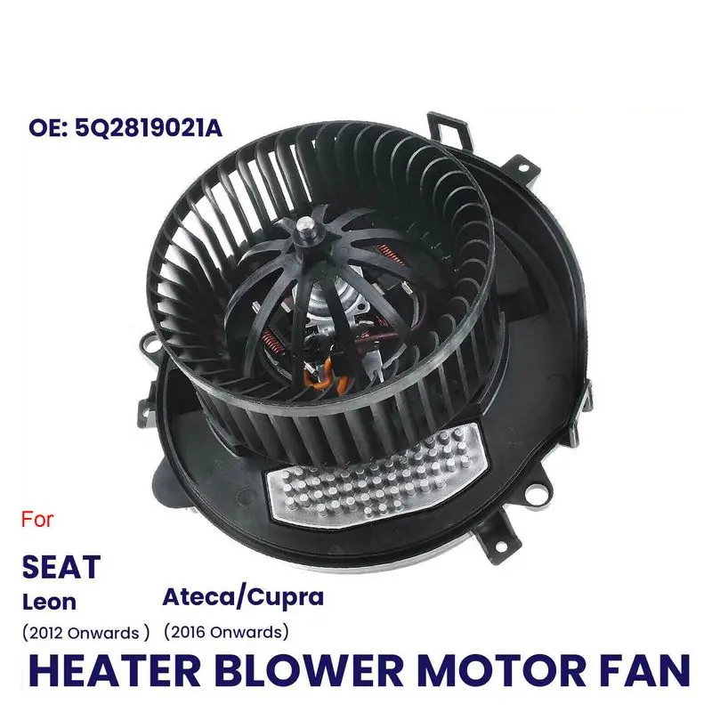 HEATER BLOWER MOTOR FAN WITH RESISTOR FOR SEAT LEON ATECA CUPRA ATECA 5Q2819021B