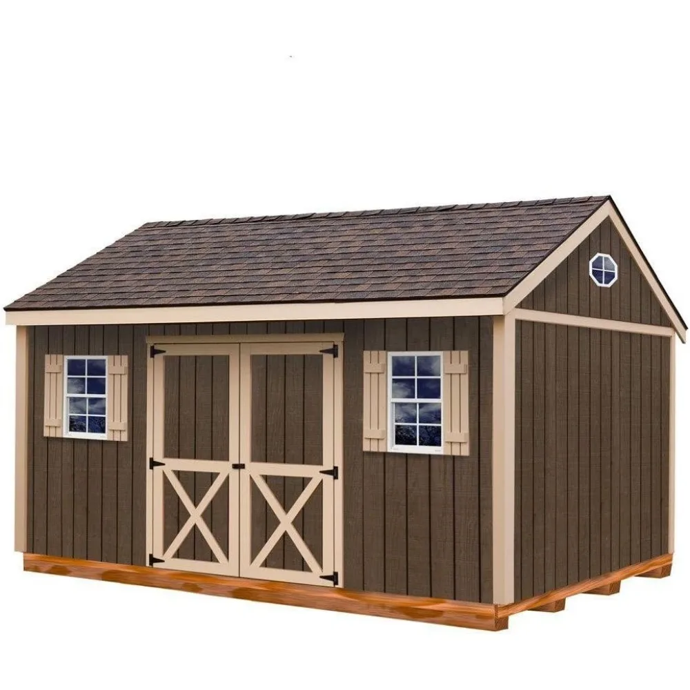 12 'X 16' Wooden Shed Kit, Prefabricated Shed Kit, and Mini Home Kit for Building Residences