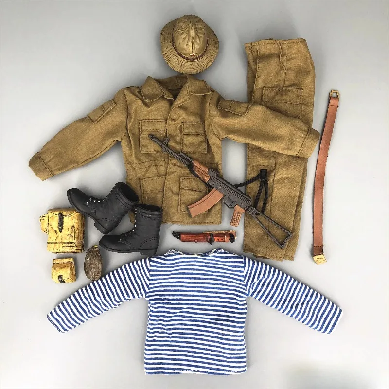 1/6 Scale Toys Soviet Union Russia War Special Type Army Suit Clothes  Model for 12'' Action Figures Doll