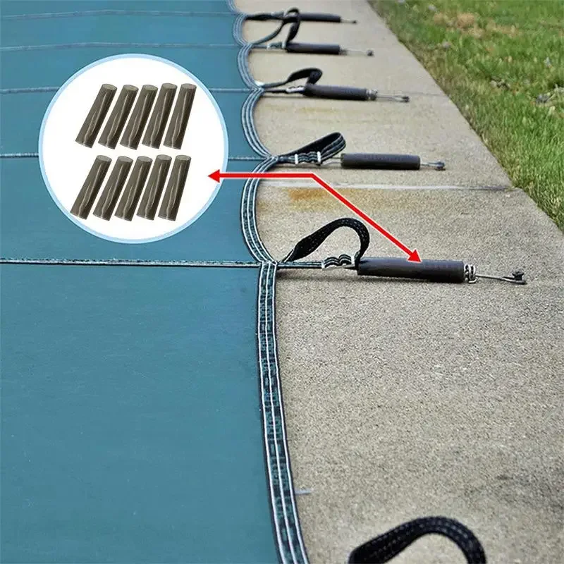 Swimming Pool Stainless Steel Spring Cover Friction Scratching Protection Winter Protection Spring Sleeves Longer Durability