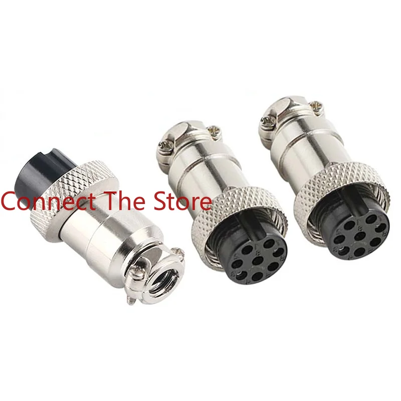 

7PCS Preferential Aviation Plug Socket GX16-8-core 8P Connector GX16-8P Female M16-8P