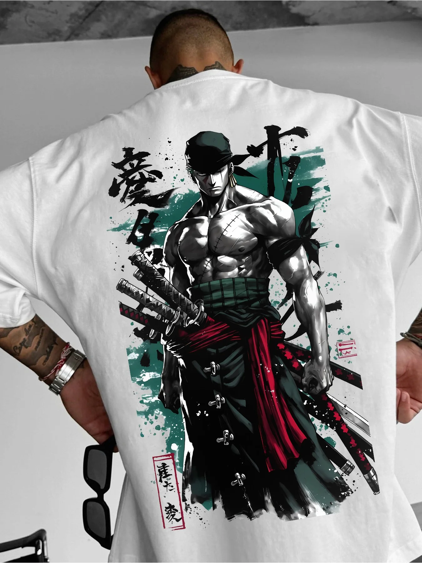 

ONE PIECE аниме Зоро летняя футболка Harajuku мужская хлопковая уличная одежда для фитнеса в стиле ретро свободная женская повседневная футболка большого размера с короткими рукавами Y2k