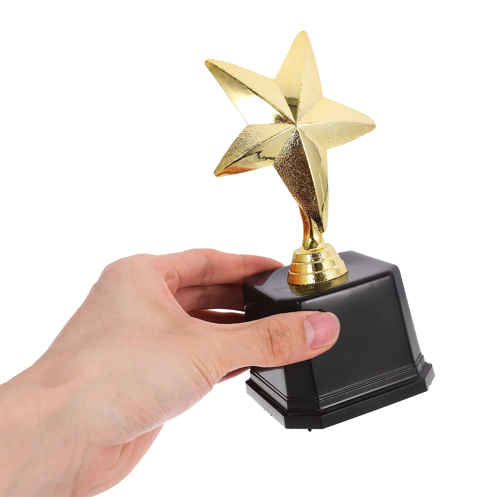 

1pcs Plastic Star Trophy Lightweight Celebration Award For Competition Party Event Decor Trophy Winner Ceremony Supply