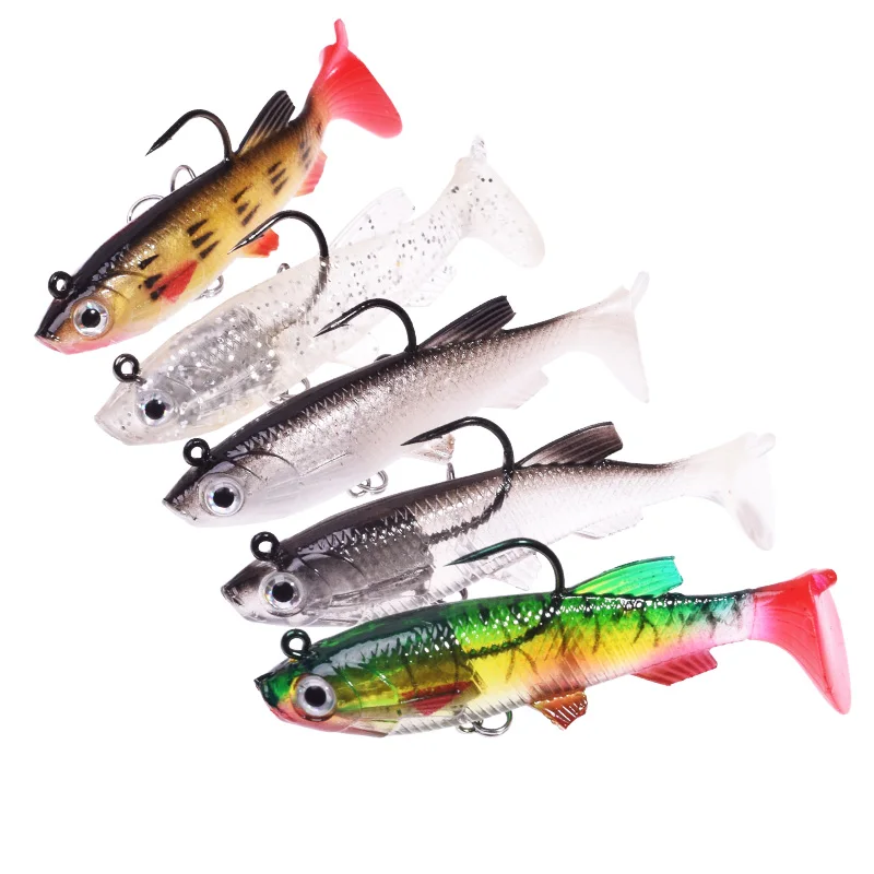 

1pcs Swimbait Silicone Fishing Lure 7.5cm 12g Artificial Jig Bait Soft Wobblers Fishing Tackle for Sea Freshwater Bass Carp Pike