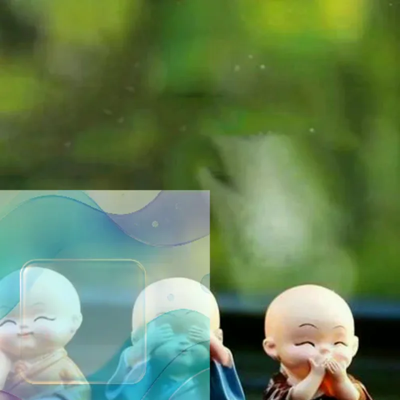 4Pcs Lovely Resin Monk Crafts Dolls Creative Handmade Mini Statues for Kids Room Decor Children's Day Gift