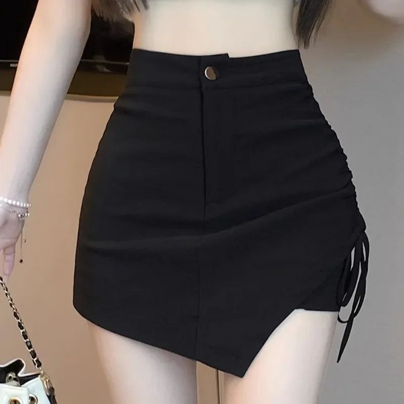 Summer 2024 Female Skirts High Waist New In Women's Skirt Clothing Trend Offer Original Hot Chic And Elegant Sales Quality V On