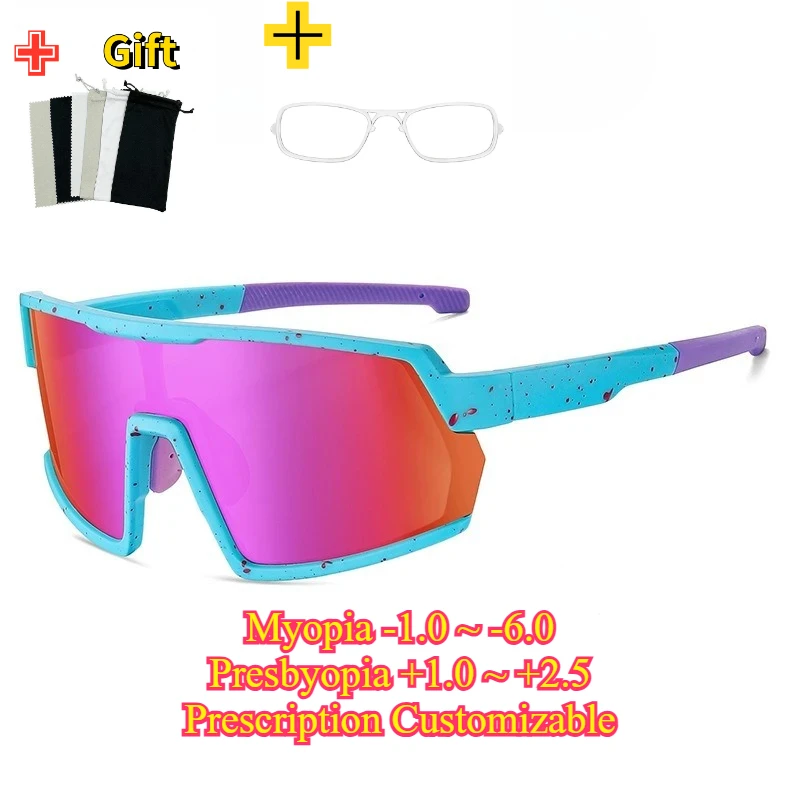 Myopia cycling Prescription Sunglasses Fashion Customization Detachable Prescription Clip HD Lenses Men's and Women's Sunglasses
