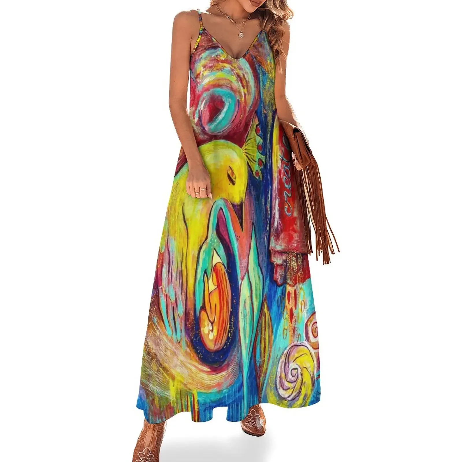 

Embrace Yourself Art Sleeveless Dress dresses summer dress party evening elegant luxury celebrity