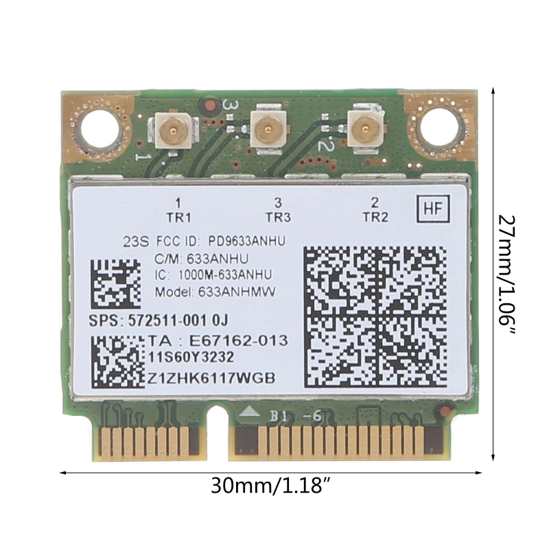 633ANHMW 6300AGN Mini PCI-E 2.4G/5GHZ Scheda Wireless 60Y3233 60Y3193 per X230 X220 T410 T420 T430 X201 Dropship