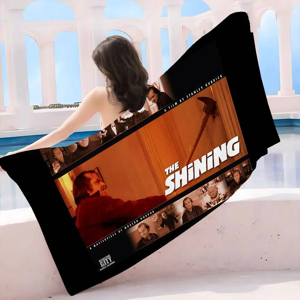 Horror Movie The S-Shining Beach Towel Colorful Bath Towels for Girl Microfiber Quick Dry Custom Sand Free Beach Yoga Spa Pool