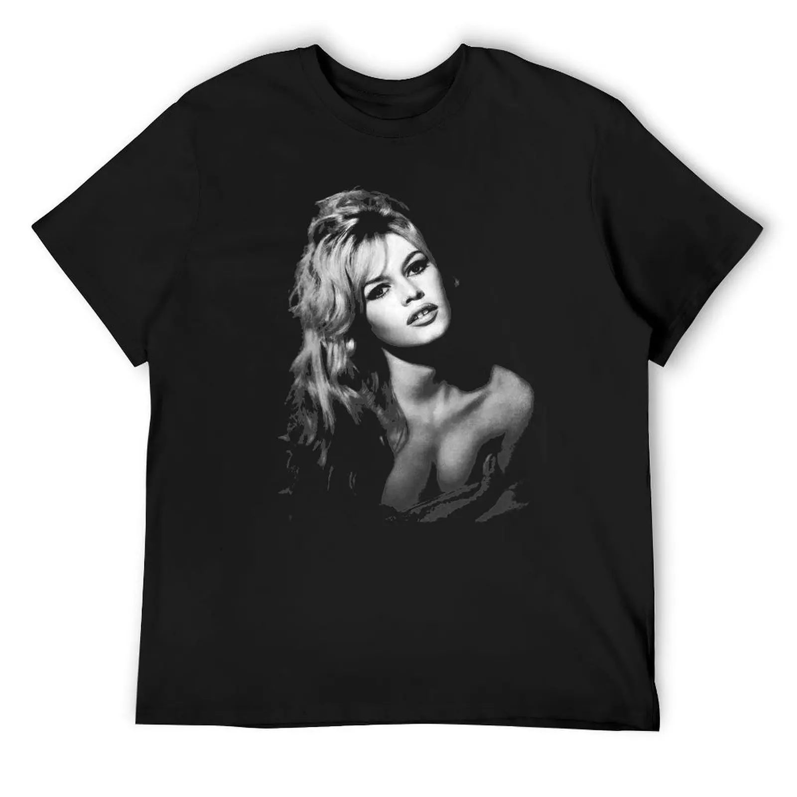 

Brigitteardot '60s Mod Preshrunk Handscreened T-Shirt valentines clothes sublime customs T-shirts for men cotton