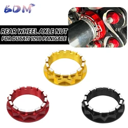 Motorcycle Accessories Rear Wheel Axle Nut Racing Sprocket For Ducati 1098 R 1299 Panigale Multistrada 1260 Diavel Monster 1200