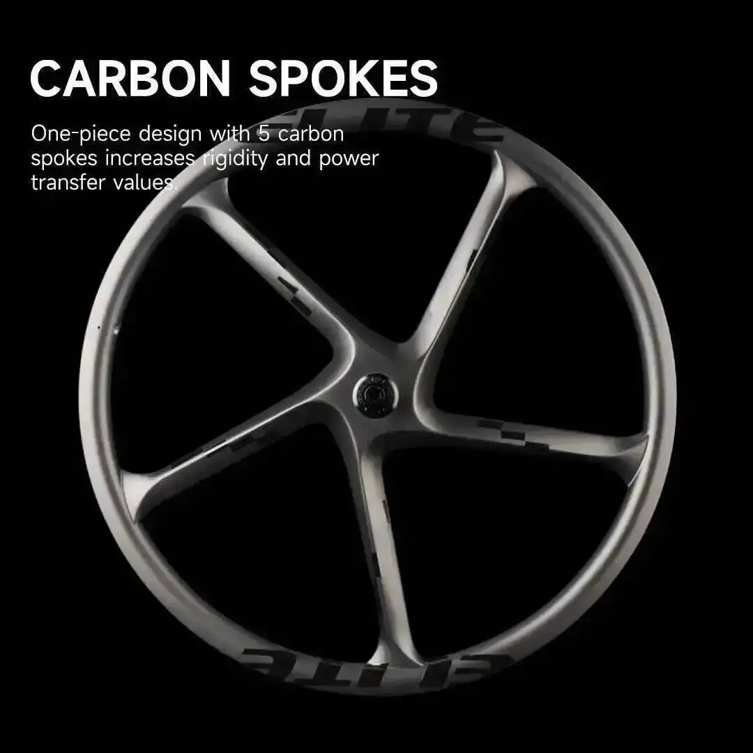 【ELITE WHEELS】エリートホイール　5スポーク　ディスクブレーキ ELITEWHEELS（エリートホイール）Drive 50D ディスクブレーキ 前後