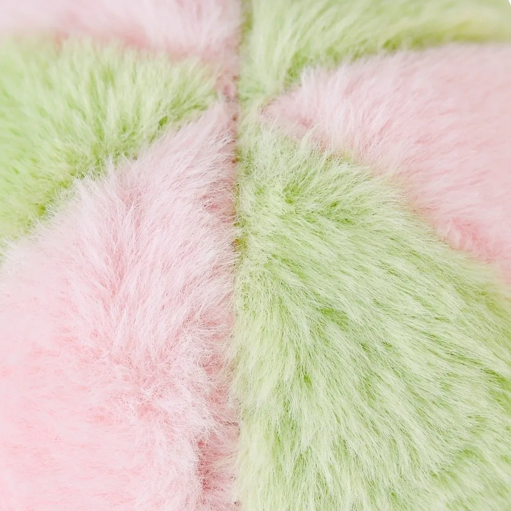 Simulated Rabbit Buttocks Rabbit Venting Ball Fluffy Soft Rabbit Soothing Toy Comfortable Bite Resistant Rabbit Calming Ball