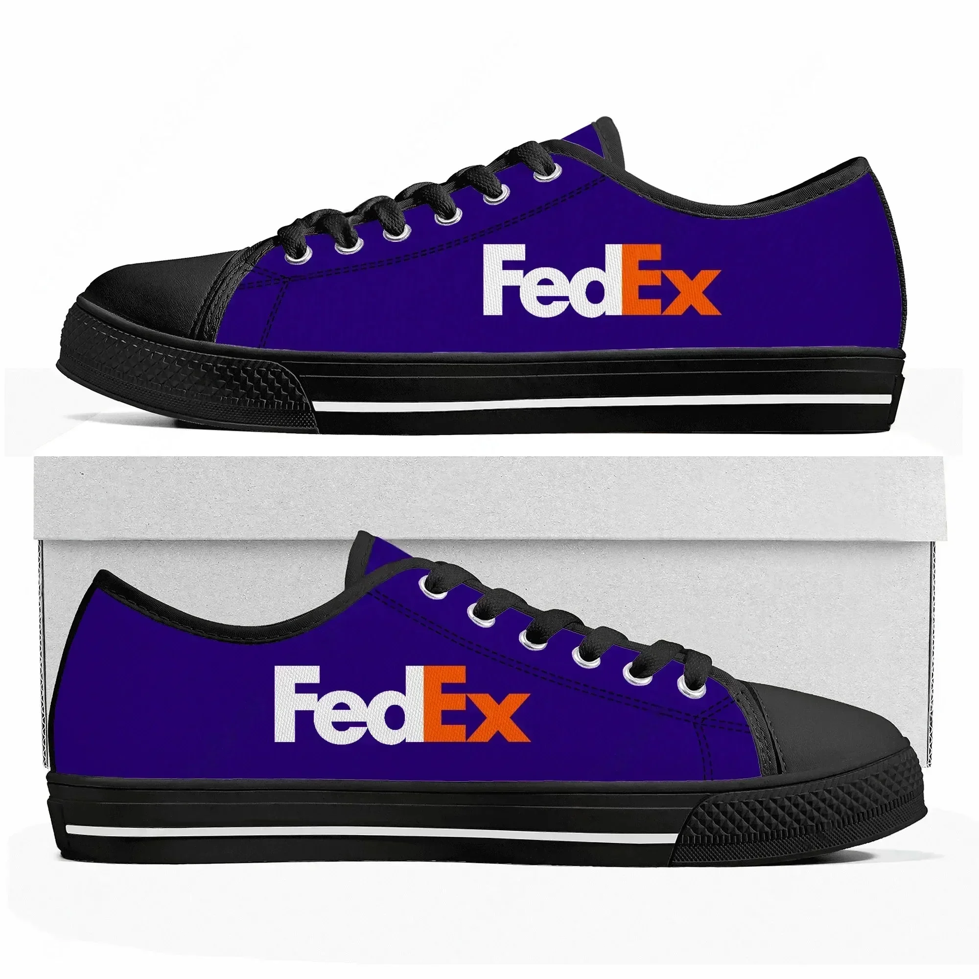 FedEx Low Top Sneakers Mens Womens High Quality United States Courier Canvas Sneaker couple Casual Shoes Customize Shoe