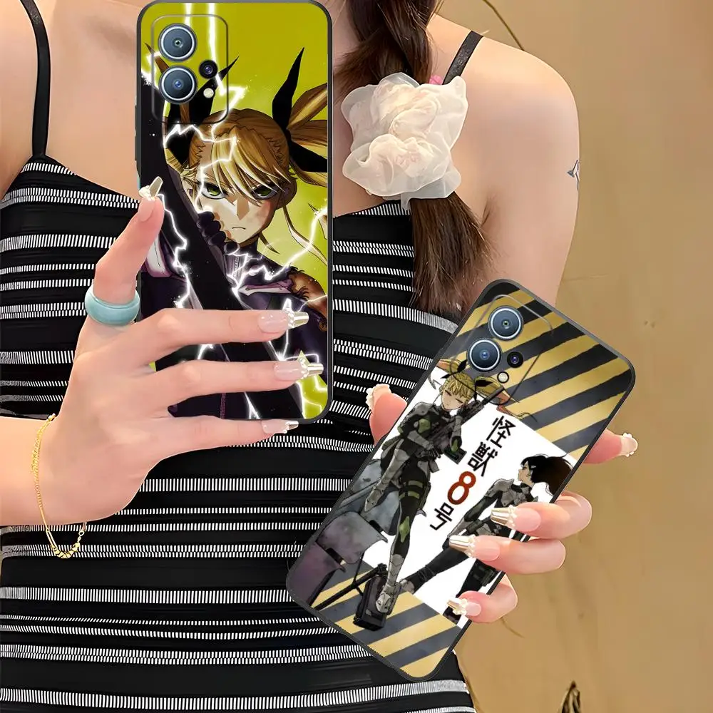 Kaiju No.8 Kikoru Shinomiya Phone Case for Huawei P60 P50 P40 P30 P20 P10 P9 P8 Pro Lite Plus Colorful Printing Cover Smartphone