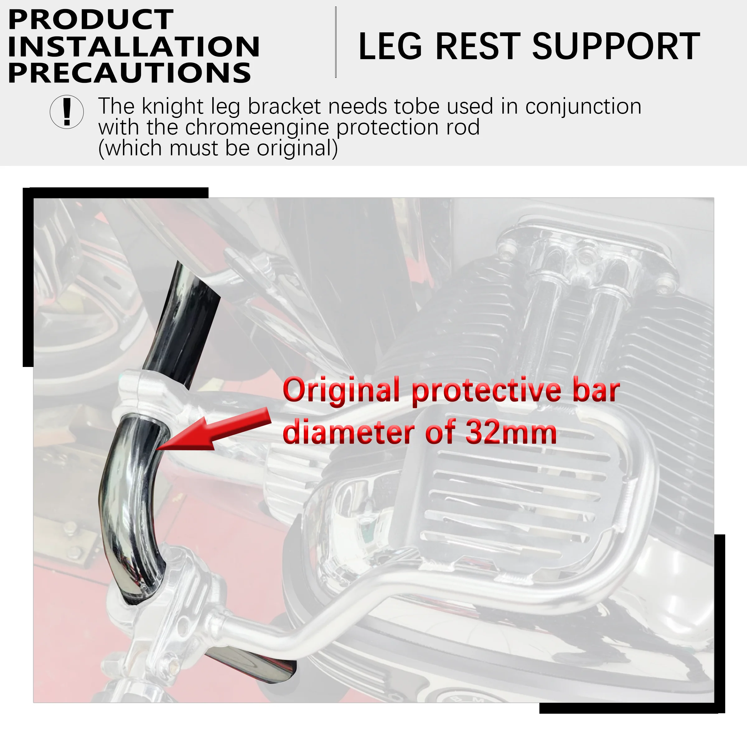For BMW R18 Leg Rest Leg Support R18B/Roctane/Transcontinental/Classic/100 Years 2020-2024 Motorcycle Comfort Rider Accessories
