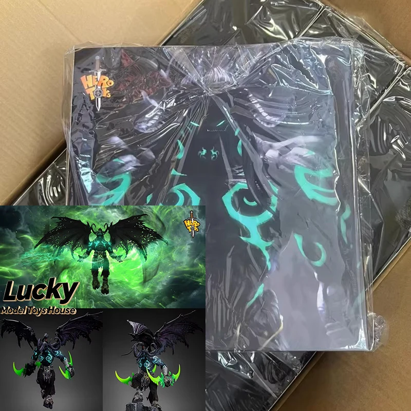 Hero Toys 1/10 Demon Hunter Illadian Monster Black Limited Version Action Figure Speical Effect Blade Ornament 7inch Soldier