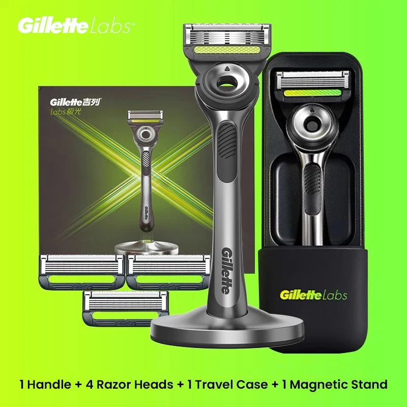 Gillette Labs Gift Kit Razor and Blade Travel Box Set