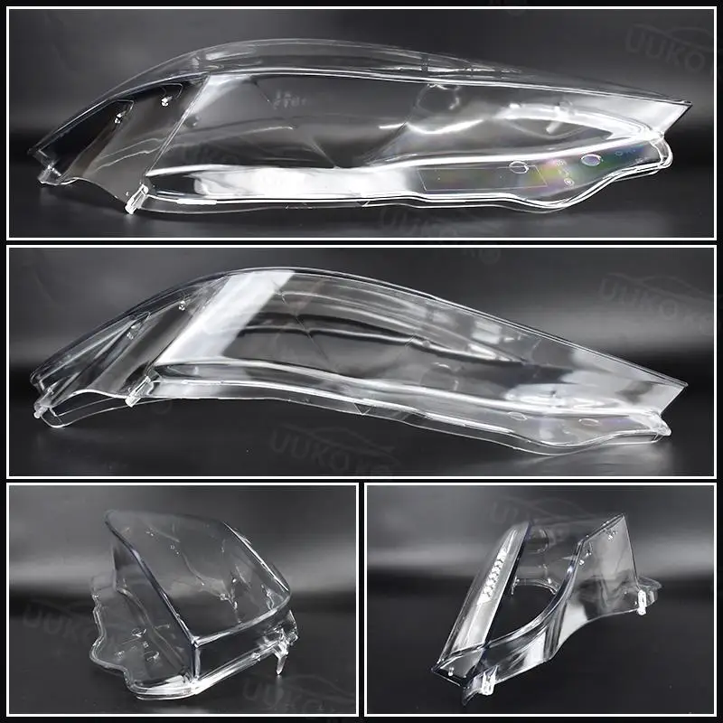 Fit For BMW E60 E61 525I 530I 545I 550I 2008-2010 Car Headlamp Shade Headlight Lens Shell Transparent Cover Lampshade With Hole view 5