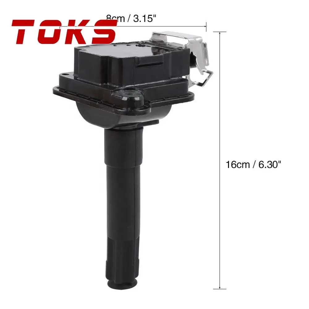 

TOKS 058905105 058905101 Катушка зажигания для VW Passat Jetta Golf Bora AUDI A3 A4 B5 A6 1,8 T-110kw 2,7 T 1997-2005 автомобильные аксессуары