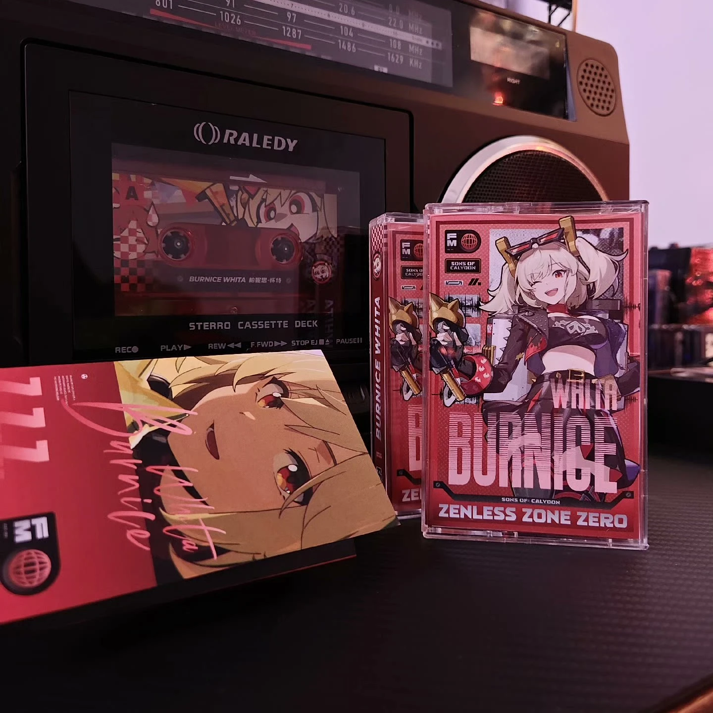 Game Zenless Zone Zero Burnice Whita Music Tape Karin Takahashi