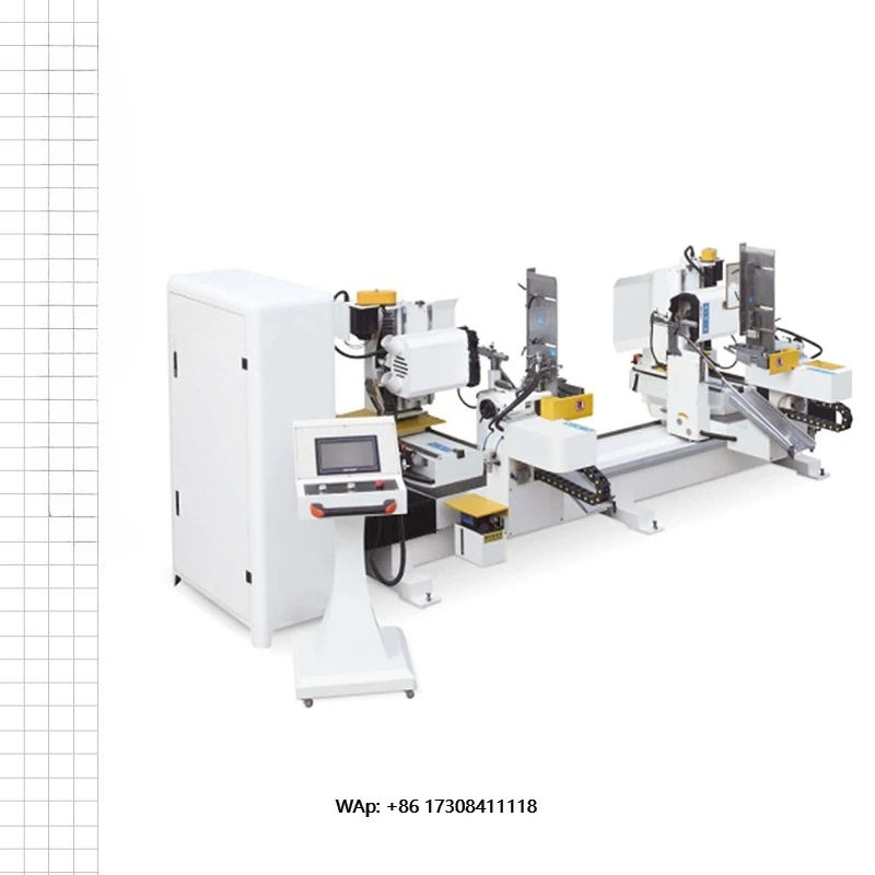 SAMACH Chair Processing Cnc Tenon Machine Woodworking Double End Tenoner Machine