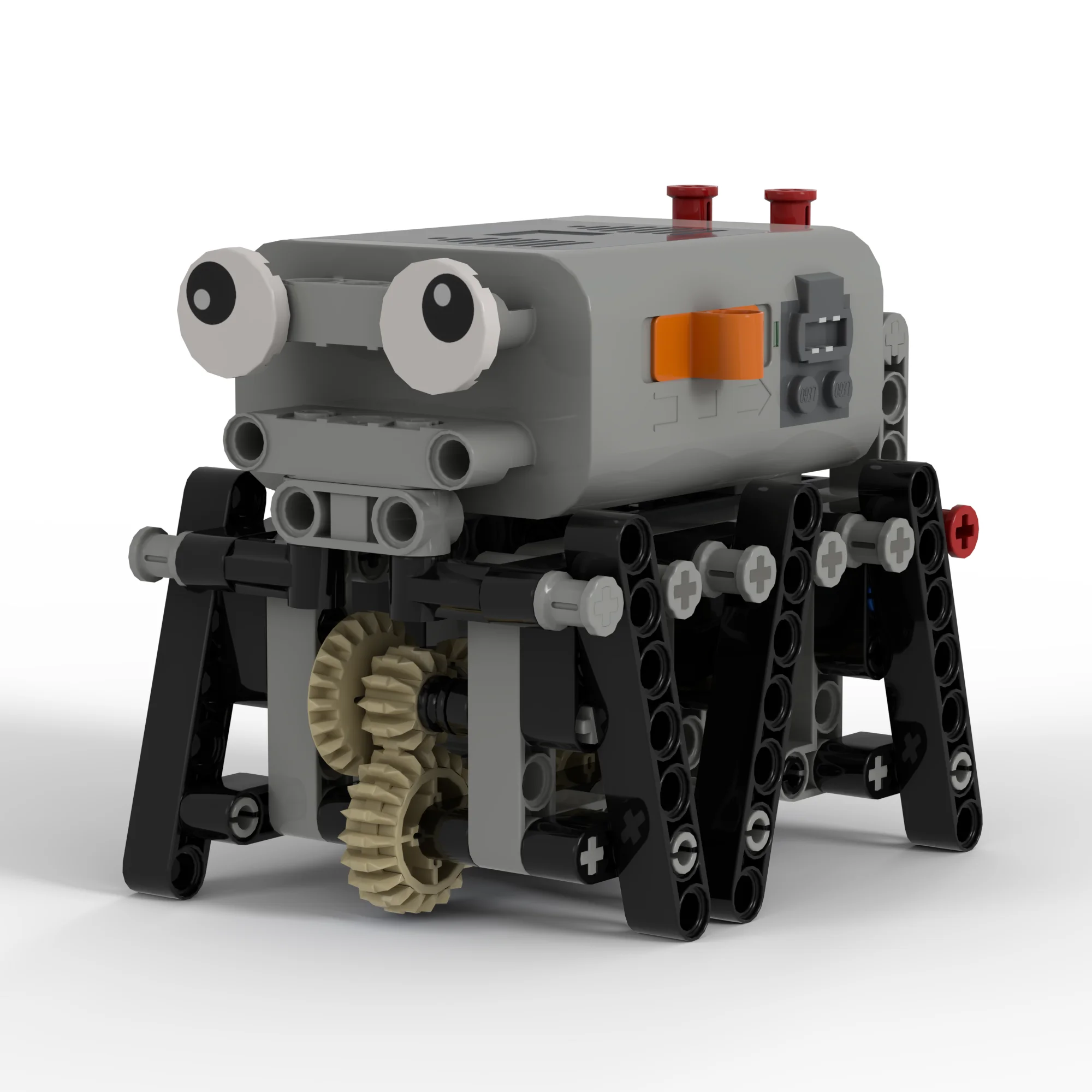 Moc-bloques de construcción técnicos con función de potencia, piezas de motor, robot para caminar de 6 patas, ladrillos de araña biónicos, rompecabezas DIY, juguetes para niños