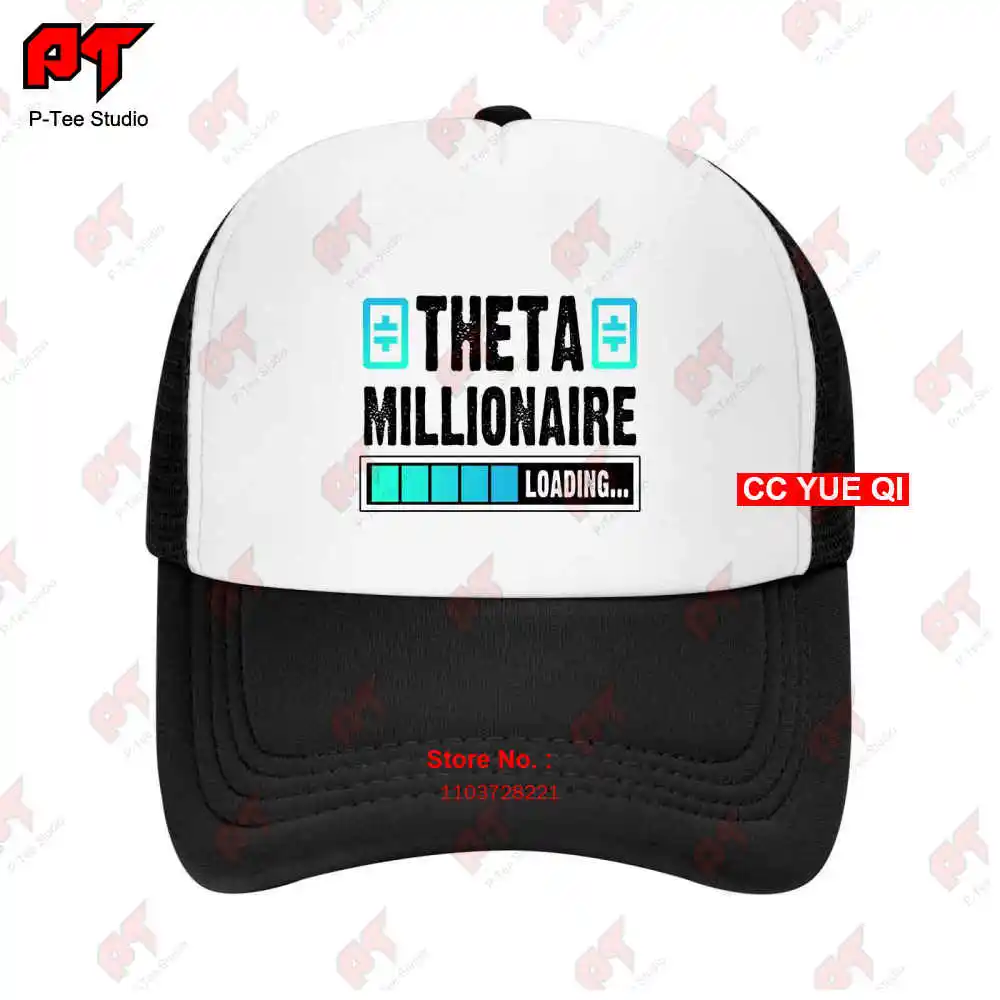 Theta Hodl Crypto Cryptocurrency Theta Millionaire Loading Baseball Caps Truck Cap KZ46