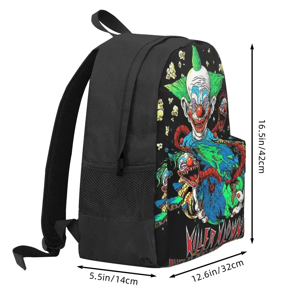 Killer Klowns From Outer Space Backpack Daypack Large Capacity Children BookBag School Bag Shoulder Bags for Men Women