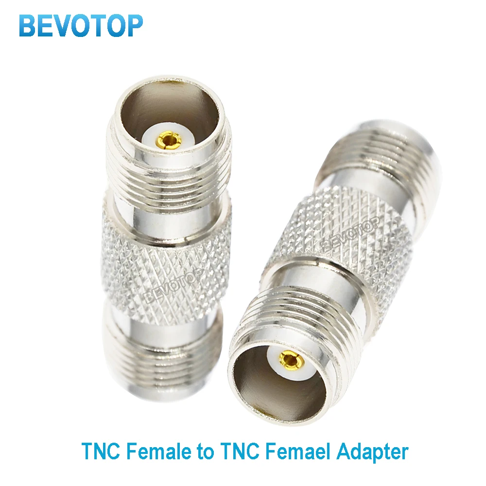 10PCS TNC Female to TNC Female Jack Straight Connector for Wifi Radio TNC to TNC RF Coaxial Adapter Wholesales