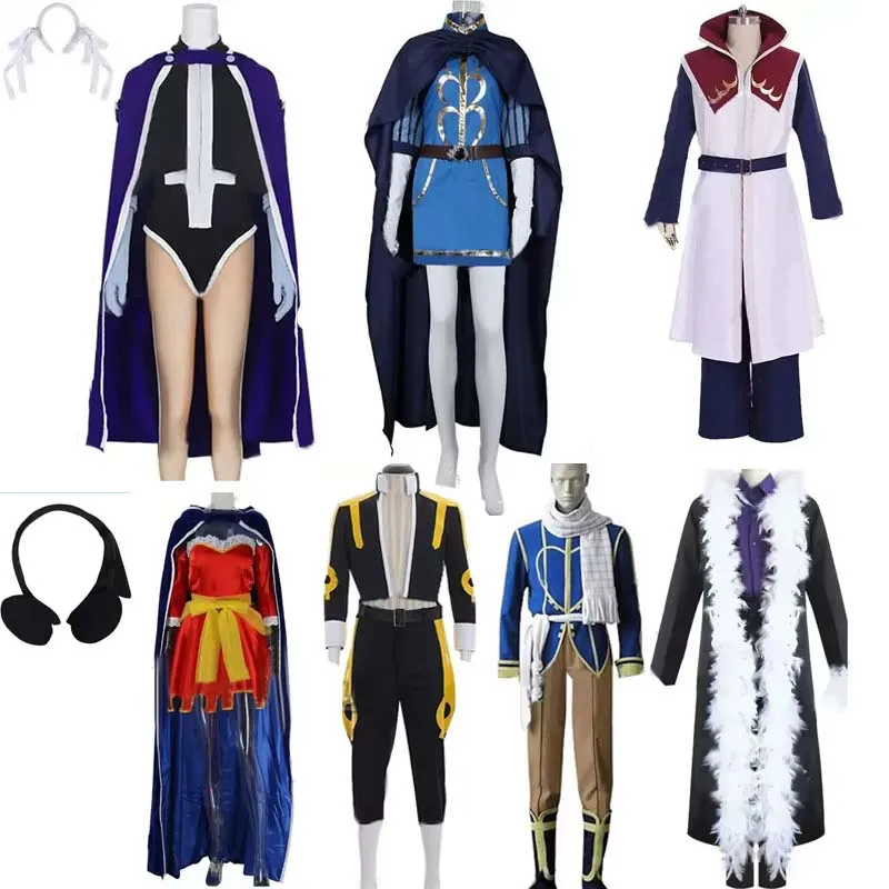 

Аниме Laxus Coat Dreyar Ultear Milkovich Meldy Natsu God Serena Косплей Серый костюм Fullbuster Acnologia Одежда на заказ