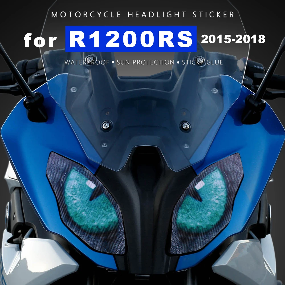 Headlight Sticker Waterproof Motorcycle Decals PVC Stickers for BMW R1200RS R 1200 RS R1200 RS 2015 2016 2017 2018 Accessories