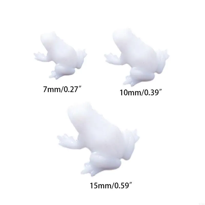 97QE for Frog Resin Filler Handmade Plastic for Frog Model Decoration Epoxy Filling M